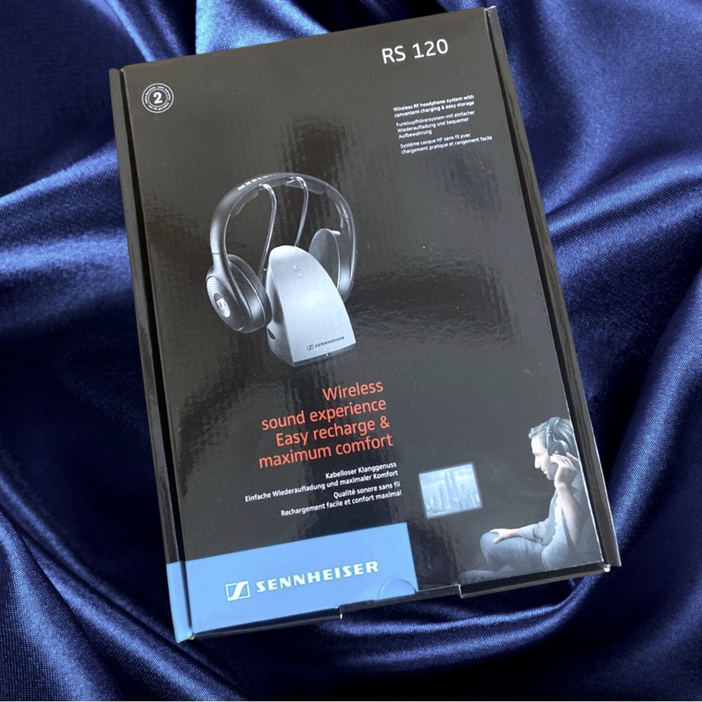 Sennheiser RS 120 Black Wireless Headphones
